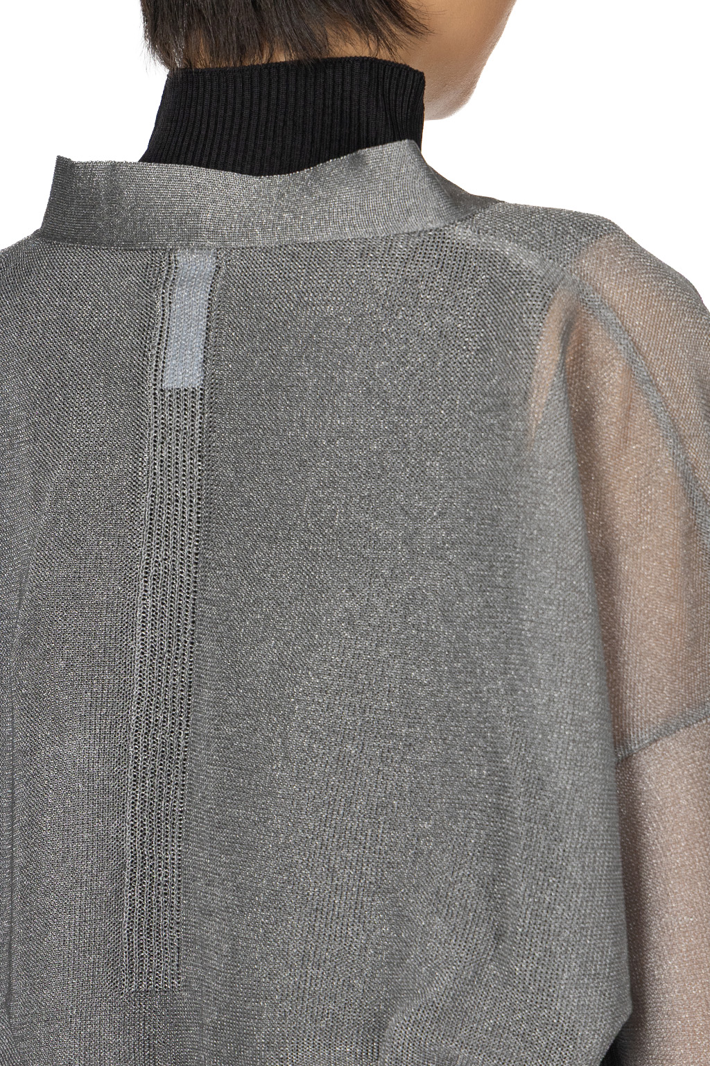 CFCL - Garter Lucent Cropped Cardigan - Steel Grey